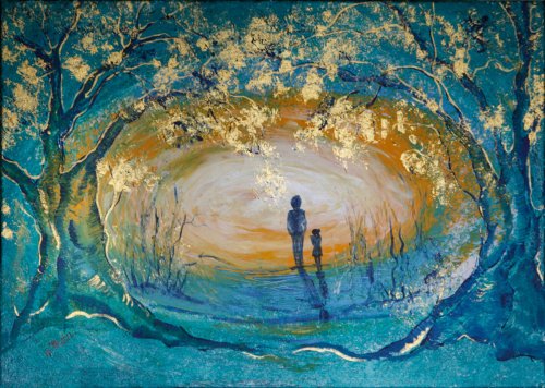 Acryl auf Keilrahmen