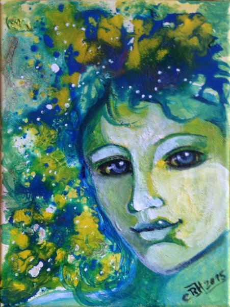 Seelenbild, Acryl auf Leinwand